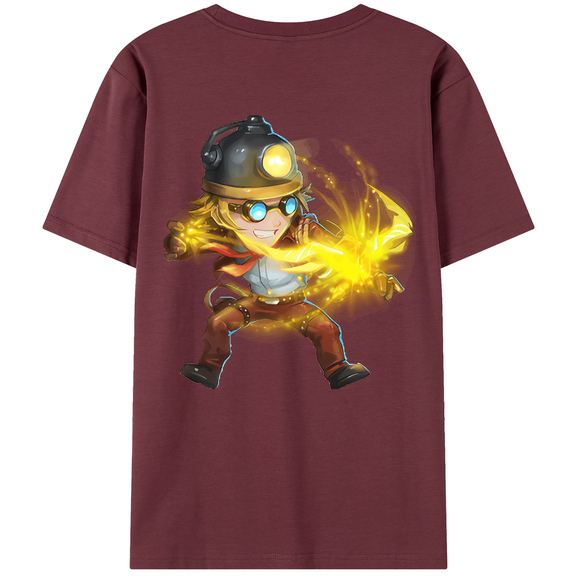 リーグ・オブ・レジェンド League of Legends LOL 綿100％半袖Tシャツ（背面プリント）